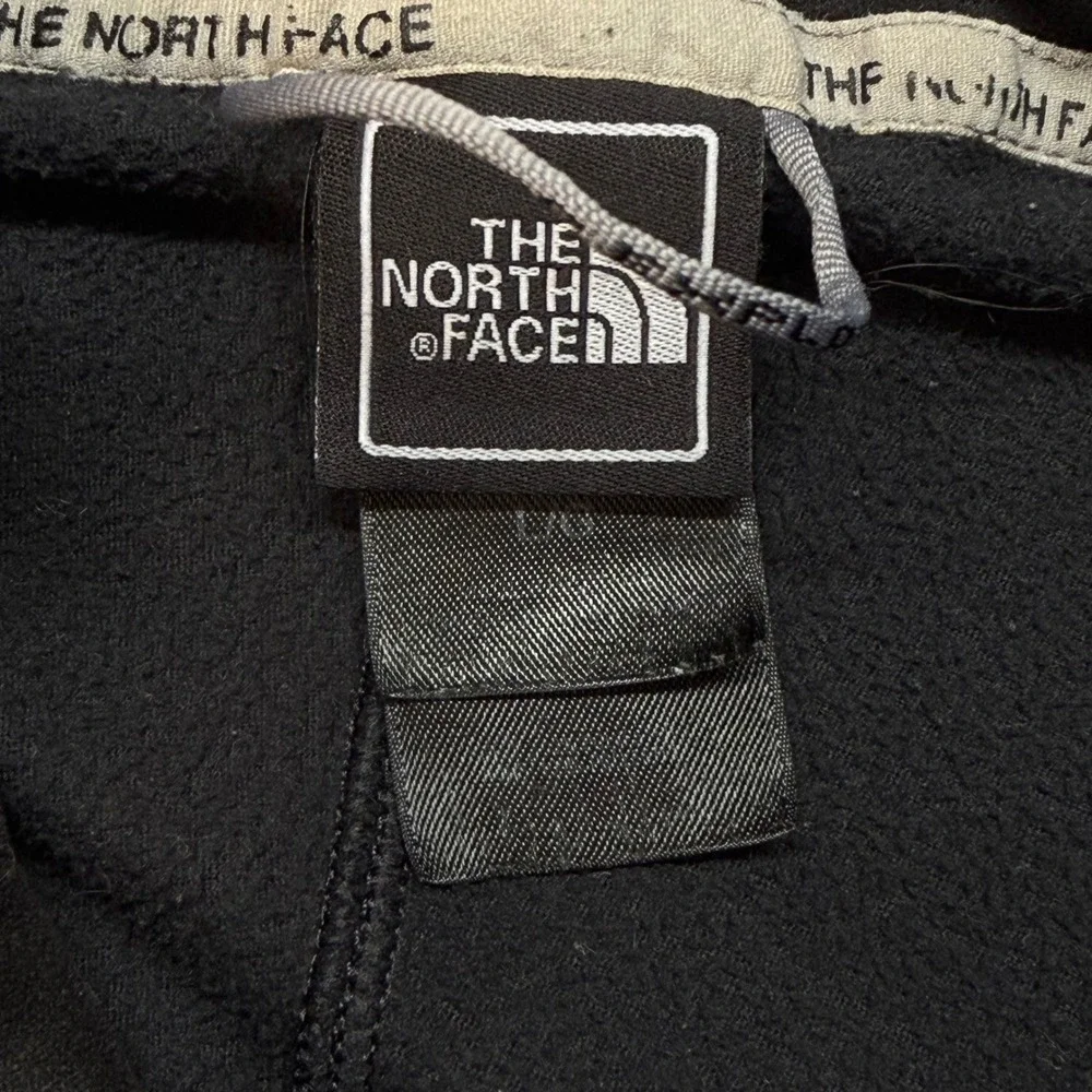 The North Face Mens Full Zip Fleece Jacket Black Mock Neck Large 000